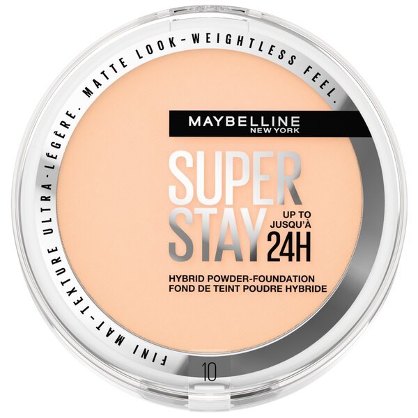 Maybelline New York SuperStay Up To 24HR 10 Hybrid pūderkrēms-tonālais krēms<br>9g, cena uz TikTok