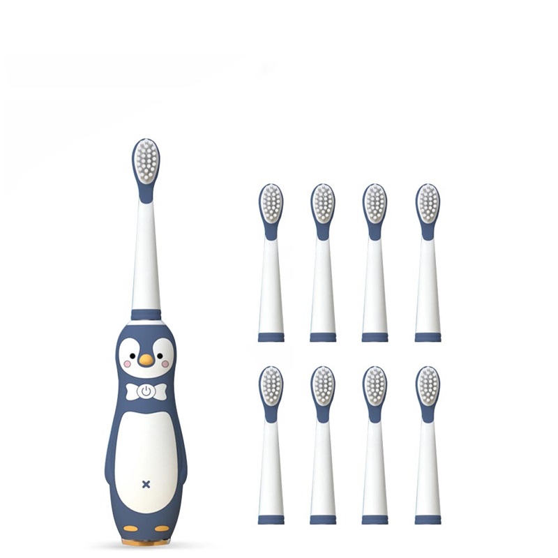 Cartoon USB Rechargeable Soft Brush 3 12 Years Old Kids Electric Toothbrush For Children's 3 Modes Oral Cleaner Care