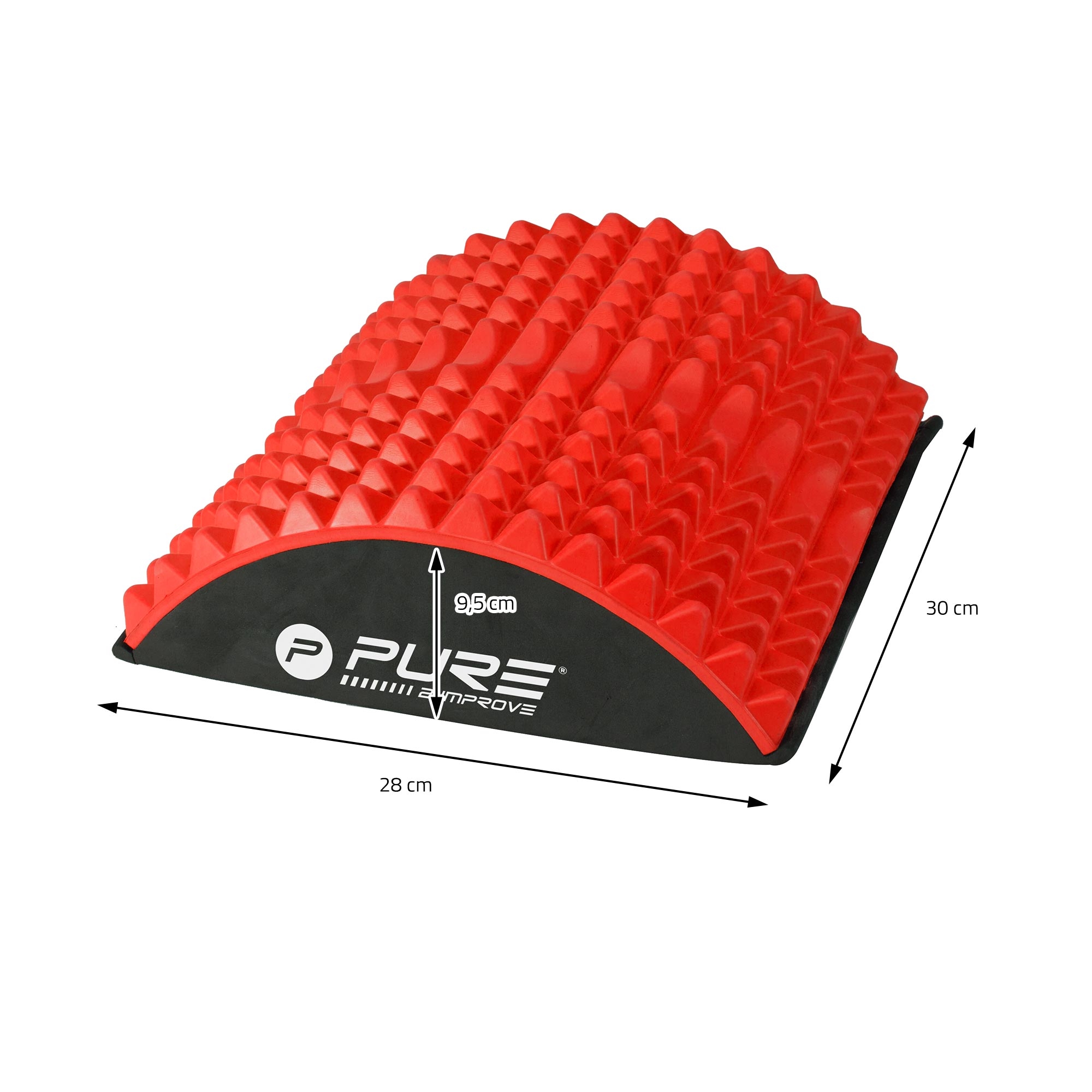  Pure2improve Abdominal Cushion, Red