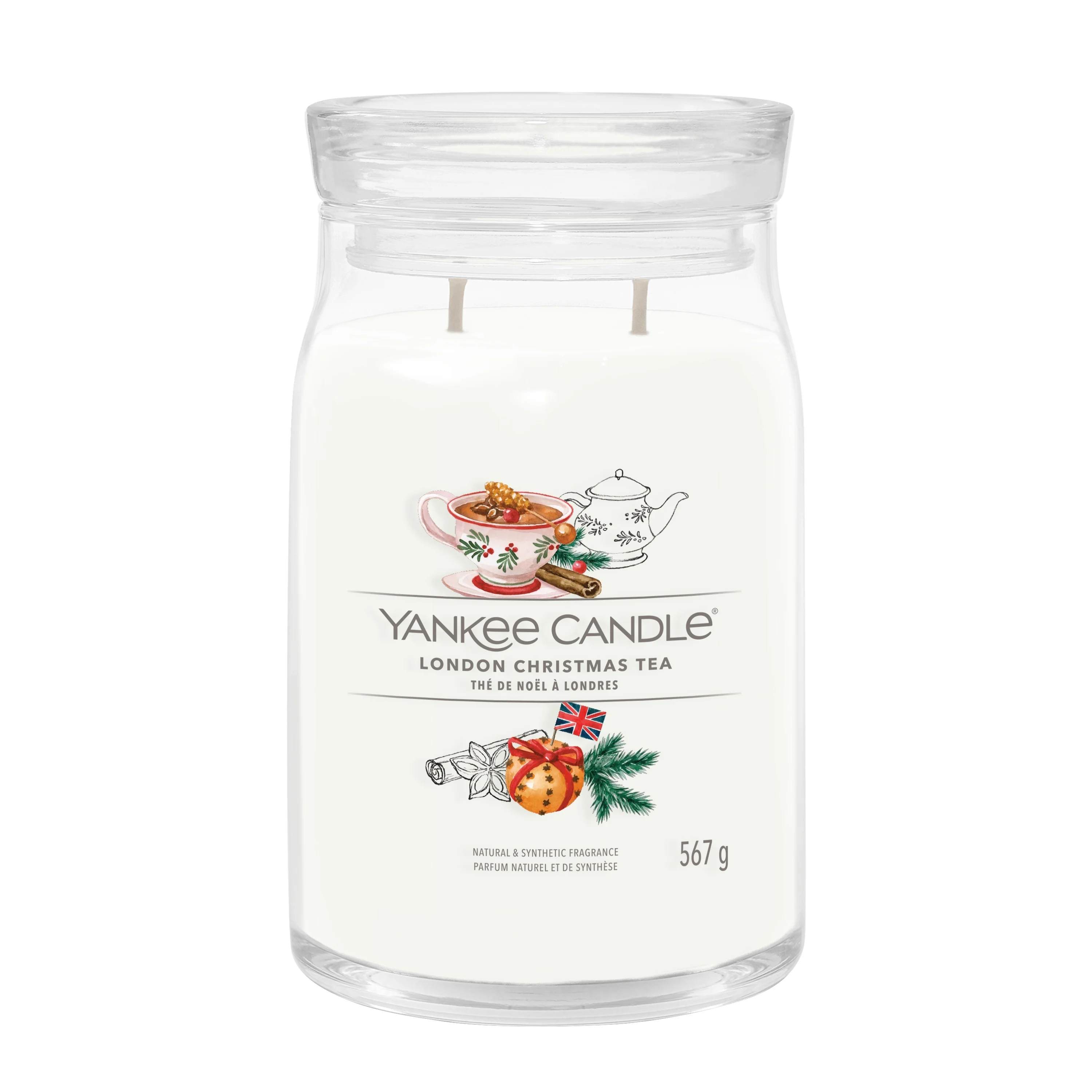 Signature Jar Candles London Christmas Tea - Candela Profumata