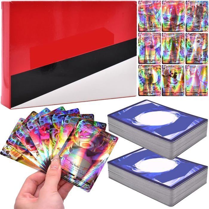 Cartes d'Échange - ZISONIX - Vmax - Lot de 100 - PVC Haute Qualité - Résistantes à l'Eau