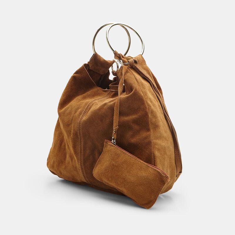BATA Torba damska Shopper z metalowym uchwytem