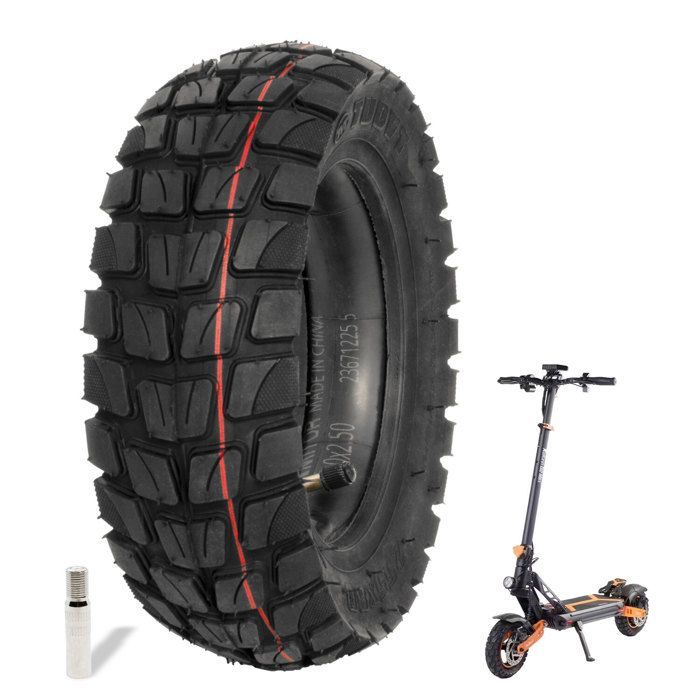 Pneu et Chambre à air 255x80 Pour Trottinette électrique Dualtron Victor - Kaabo Mantis 10 Mobygum Xenon-S  et kukirin G2 Master