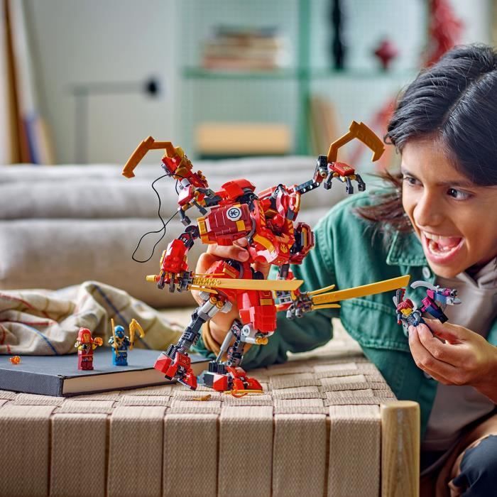 LEGO NINJAGO 71812 Kai's Ninja Climber Robot, Children's Adventure Playset