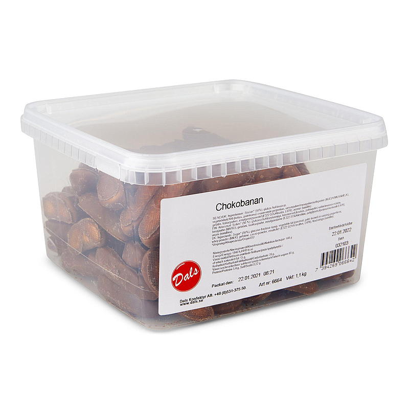 KnallGoodt Foam Banana 1,1 kg di cioccolato