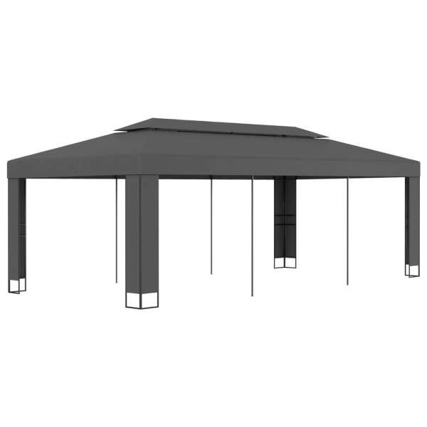 Altana Antracyt 3 x 6 m Tkanina vidaXL