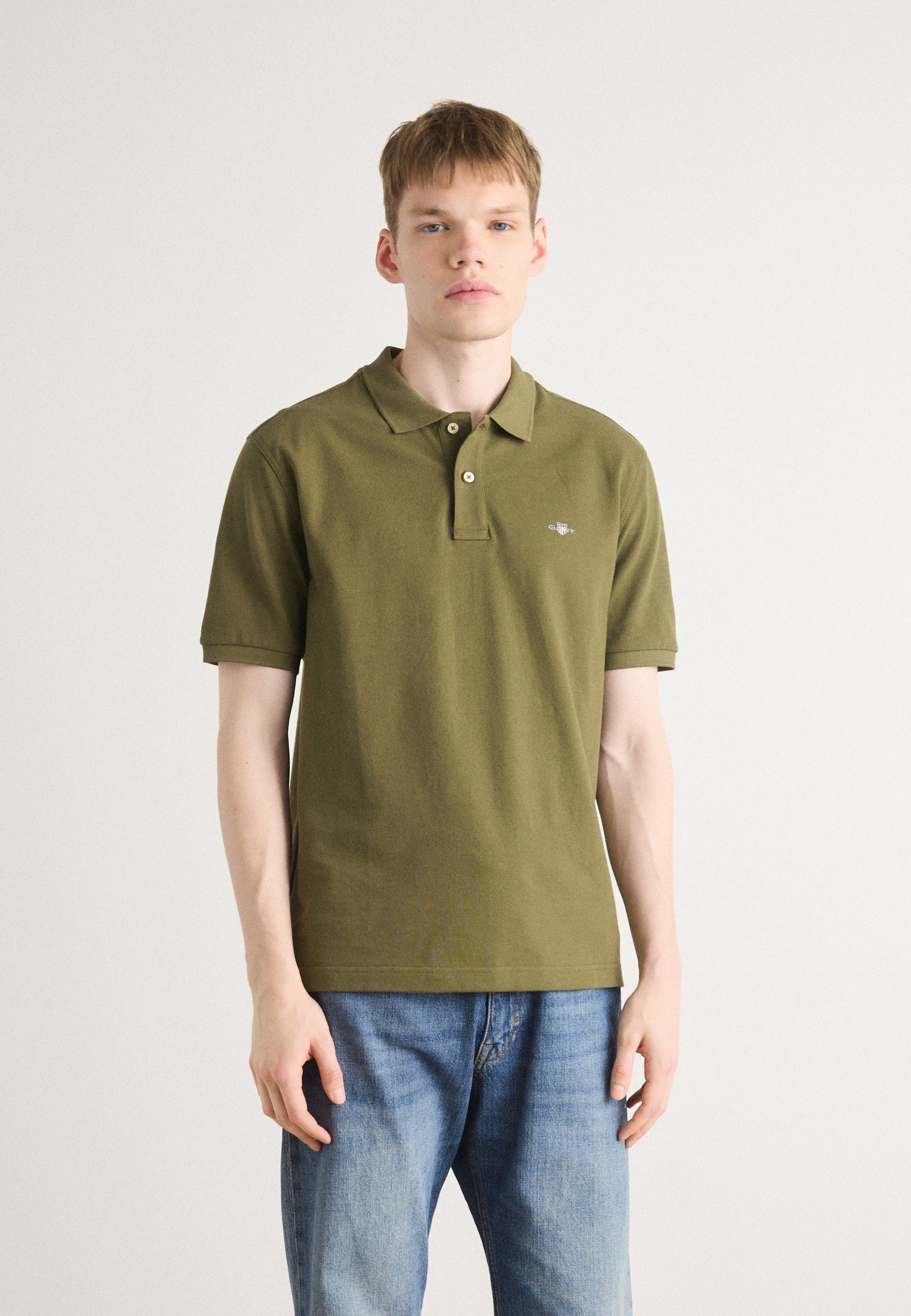 GANT ARCHIVE SHIELD - Poloshirt - Moosgrün