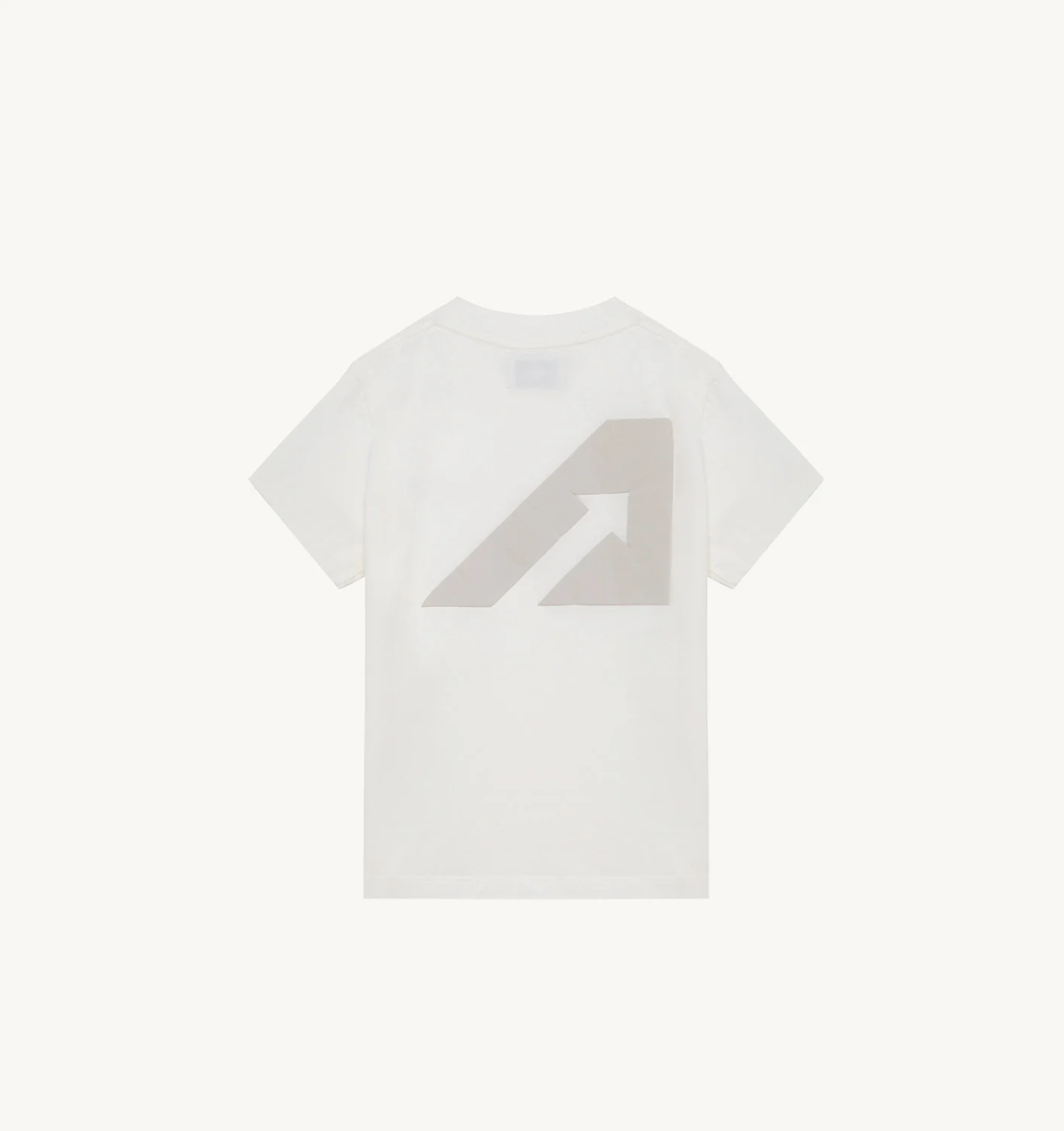 TRICOU PENTRU COPII DIN JERSEY ALB DE BUMBAC