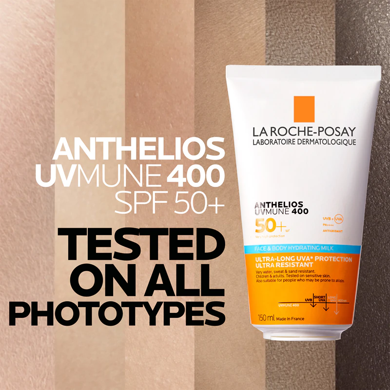 La Roche-Posay Anthelios UVMUNE 400 Bálsamo hidratante e protetor para rosto e corpo FPS 50+
