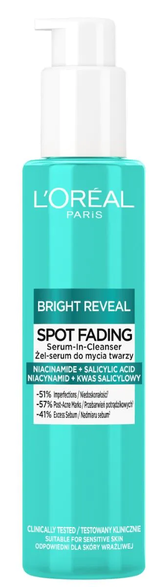 L’Oréal Bright Reveal Żel-serum do mycia twarzy 150ml