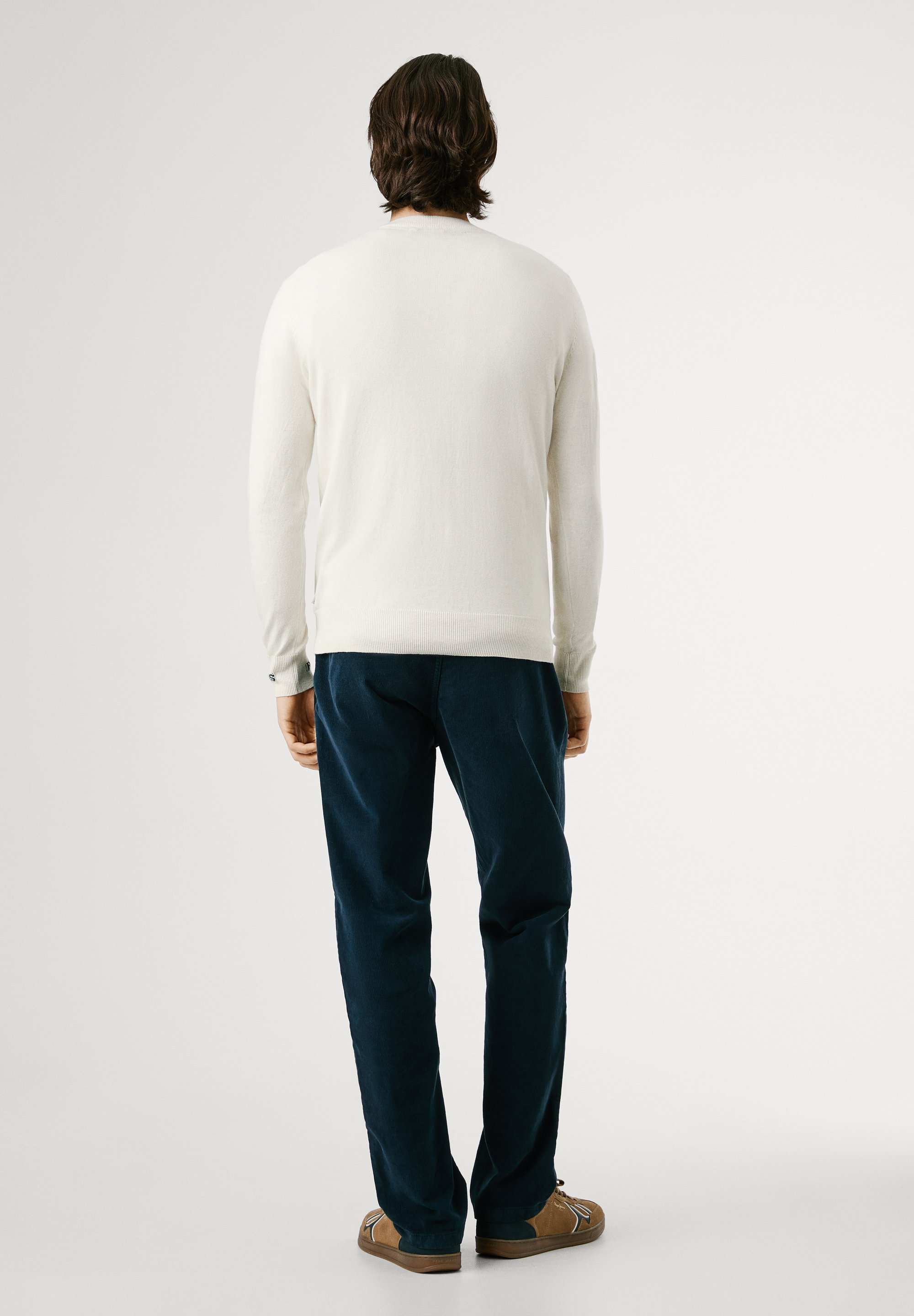 Pepe Jeans ANDRE CREW NECK - Pullover - elfenbeinweiß