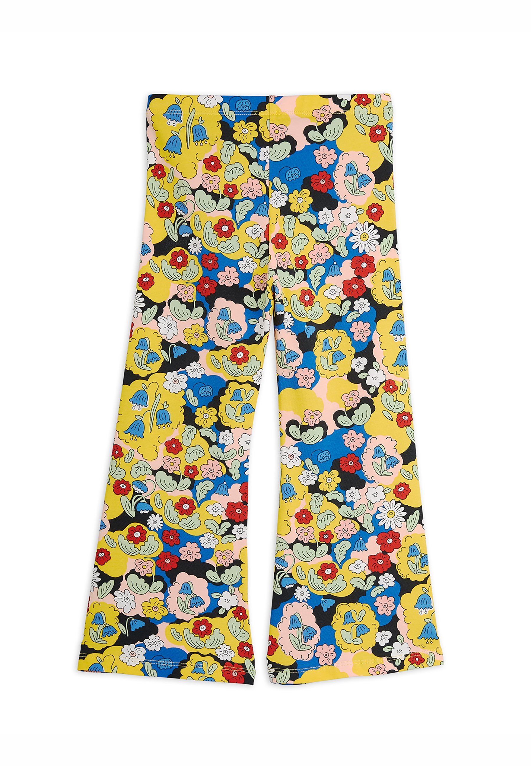Mini Rodini FLOWERS FLARED TROUSERS UNISEX - Leggings - Broeken - multi
