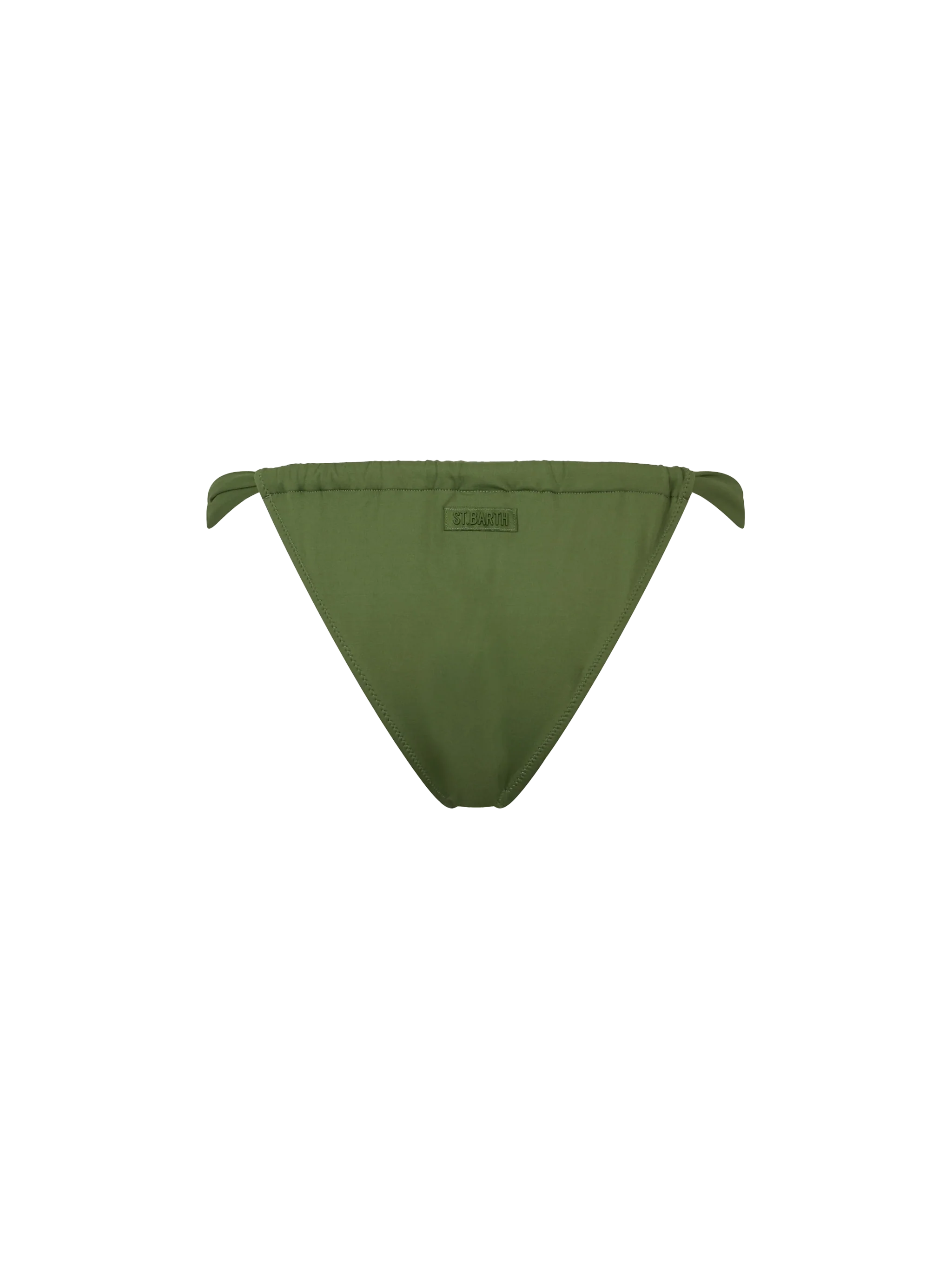 Culotte de bain taille haute vert militaire Noelle pour femme
