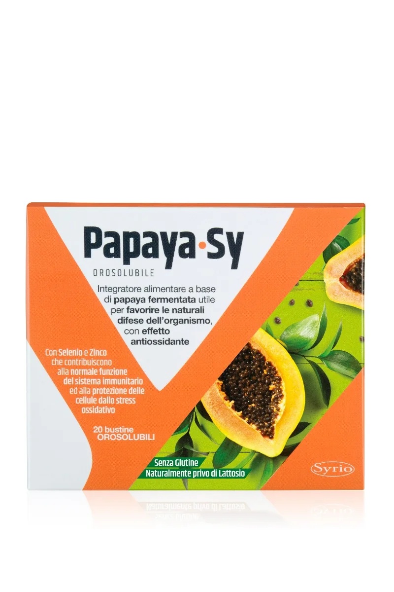 SYRIO Papaya-Sy 20 sachets de 92 g de poudre orodispersible antioxydante