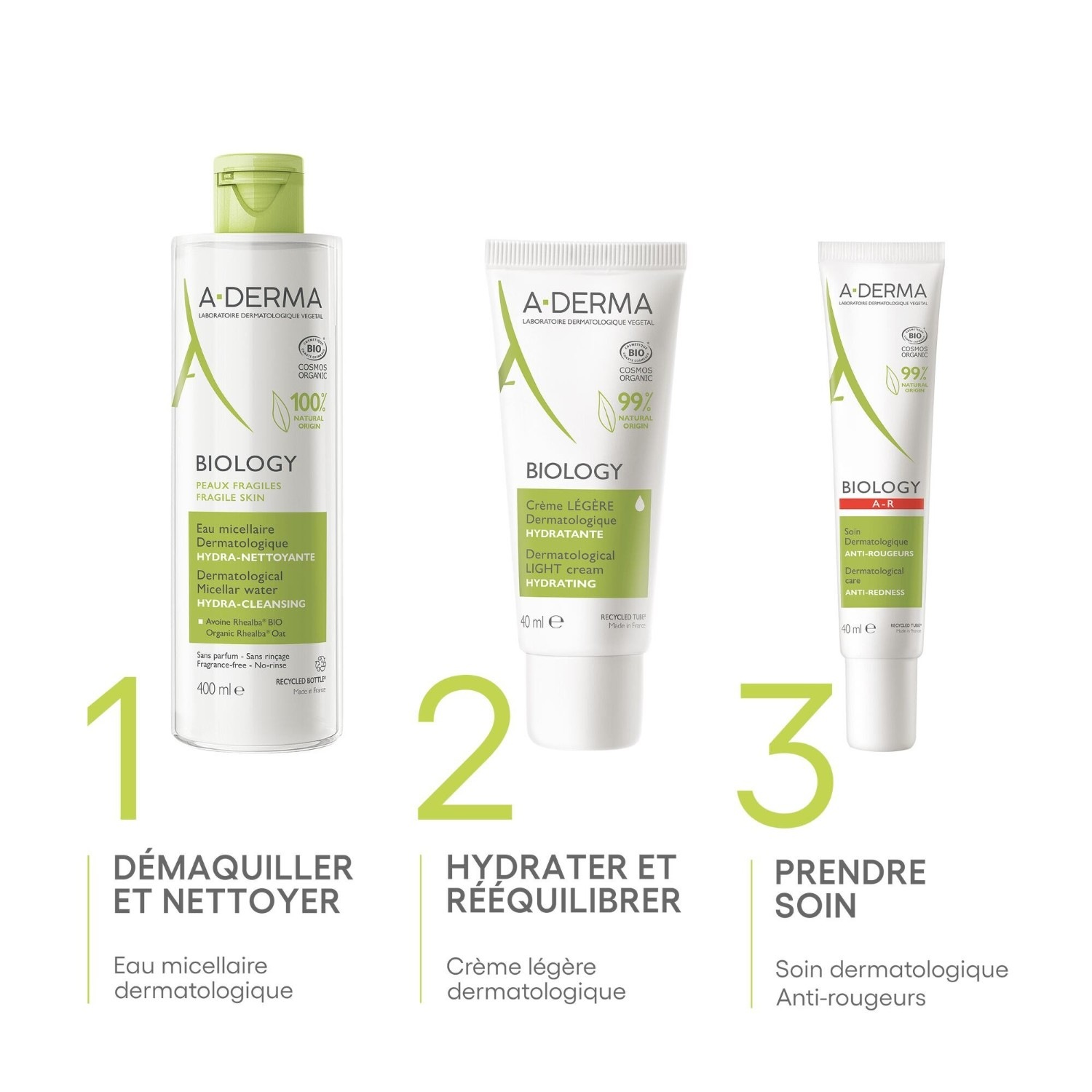 A-DERMA Eau micellaire dermatologique hydra-nettoyante