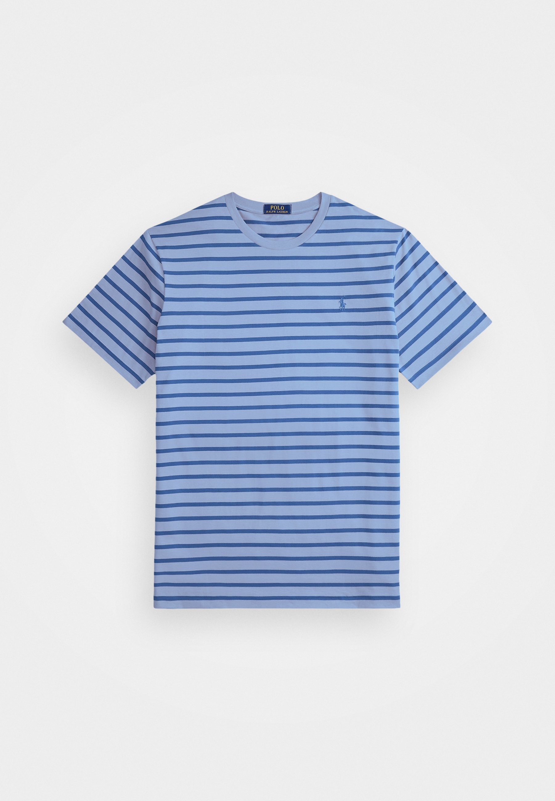 T-shirt girocollo a righe Polo Ralph Lauren Big & Tall - T-shirt stampata - blu canale/blu royal