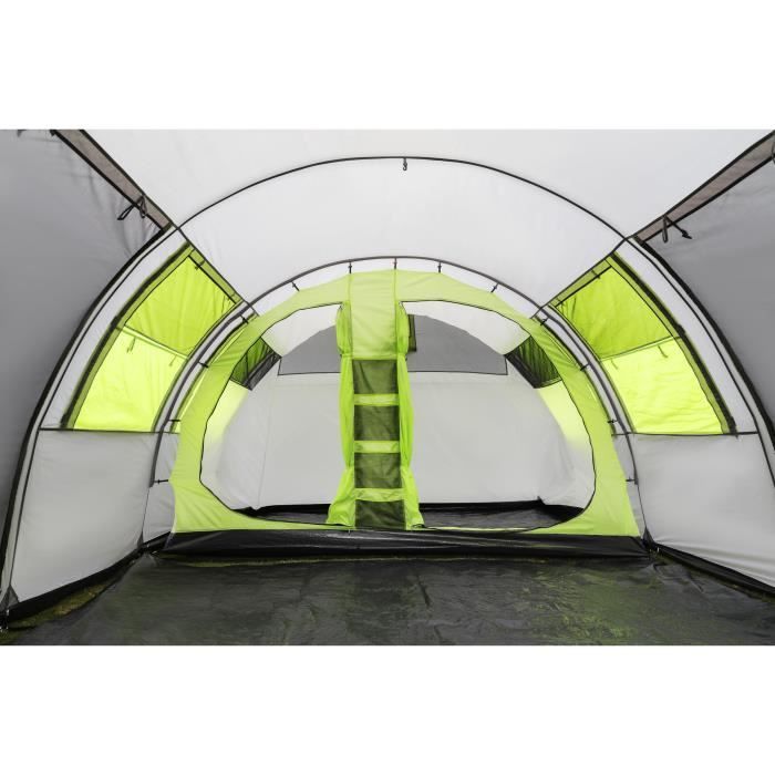 Tenda da campeggio familiare KINGCAMP CAPRI per 5 persone - 2 camere da letto - Impermeabilità 5000 mm