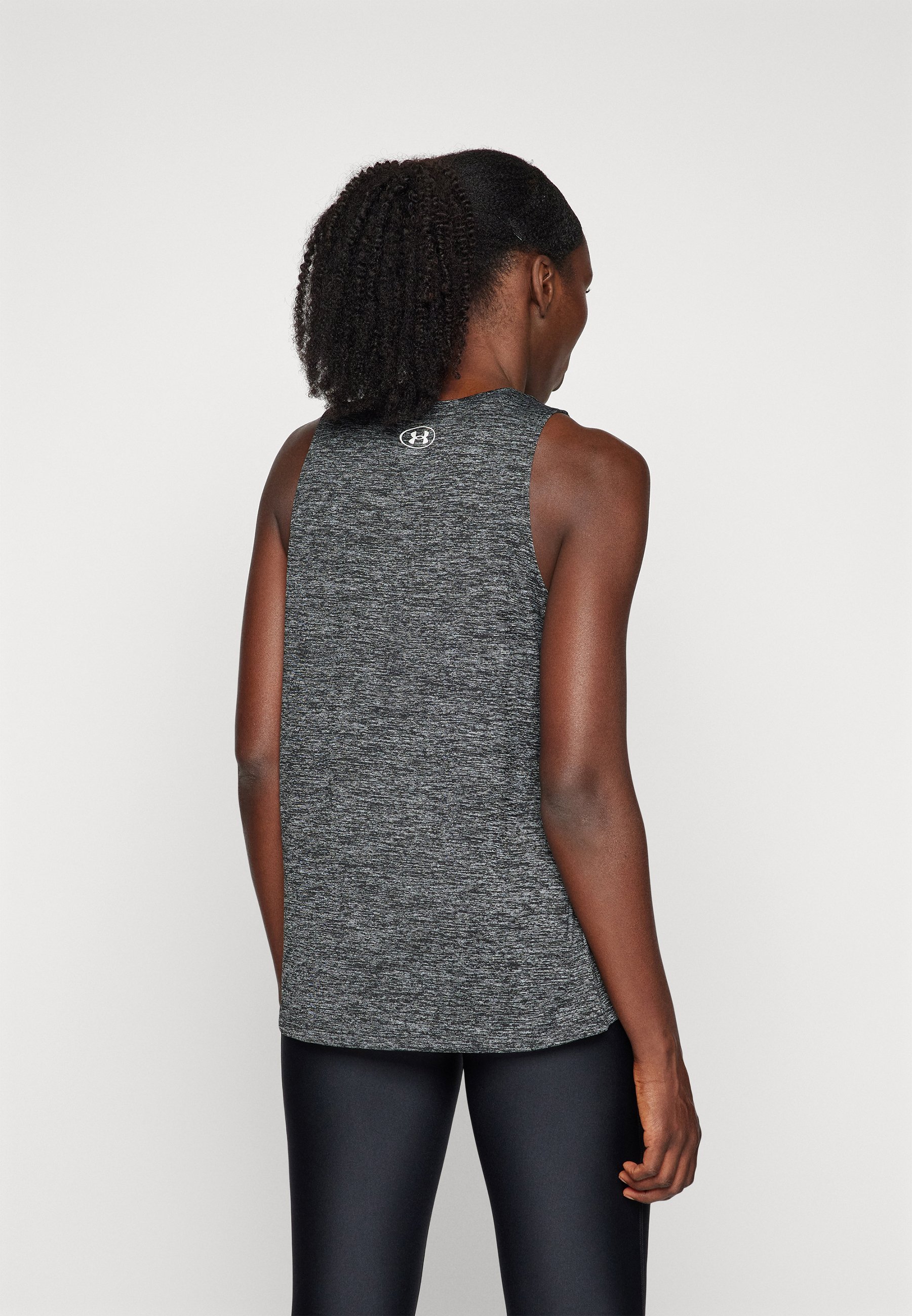Under Armour TANK TWIST - Top - zwart/wit