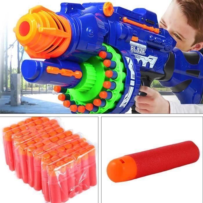 Dardos Stillcool® - 60 unidades - Vermelhos - Compatíveis com Nerf N-Strike Mega - Esponja e gel de sílica