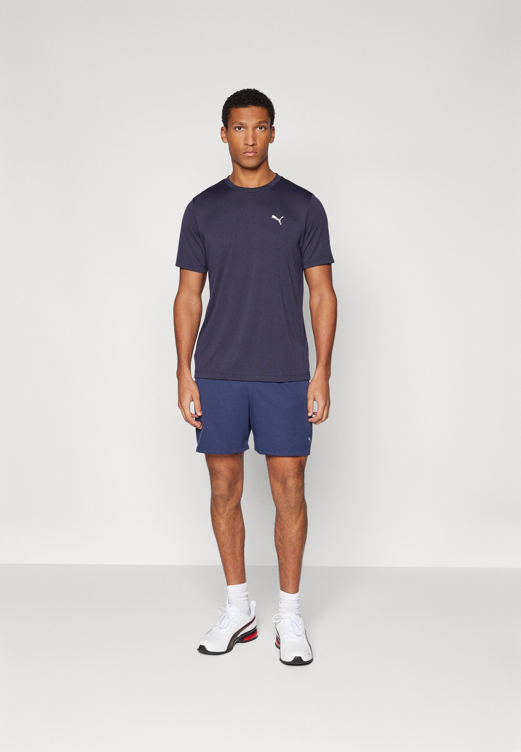 SMALL LOGO TEE - Sport T-skjorte - new navy