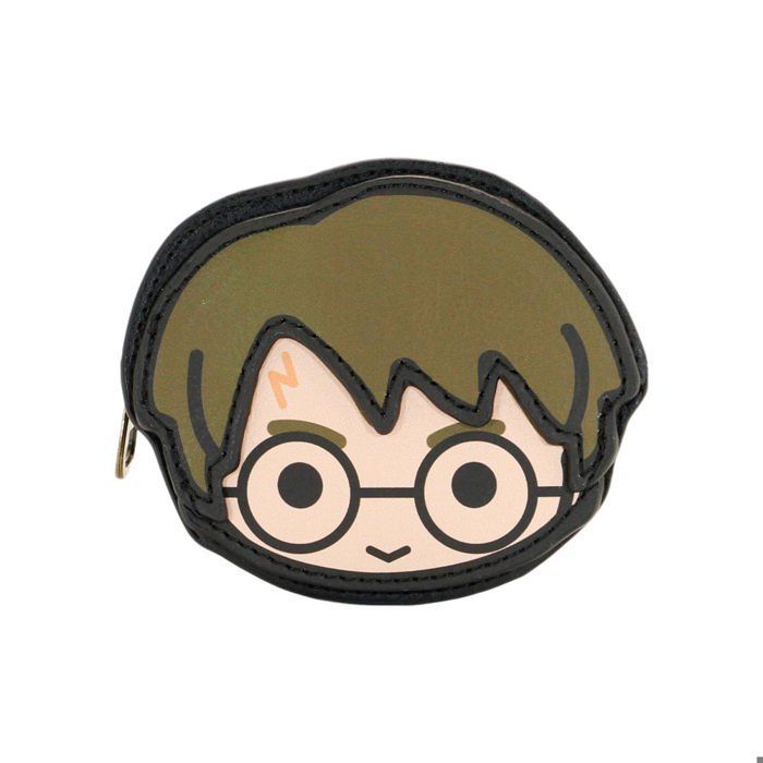 Monedero con cara chibi de Harry Potter - Marrón - Talla única