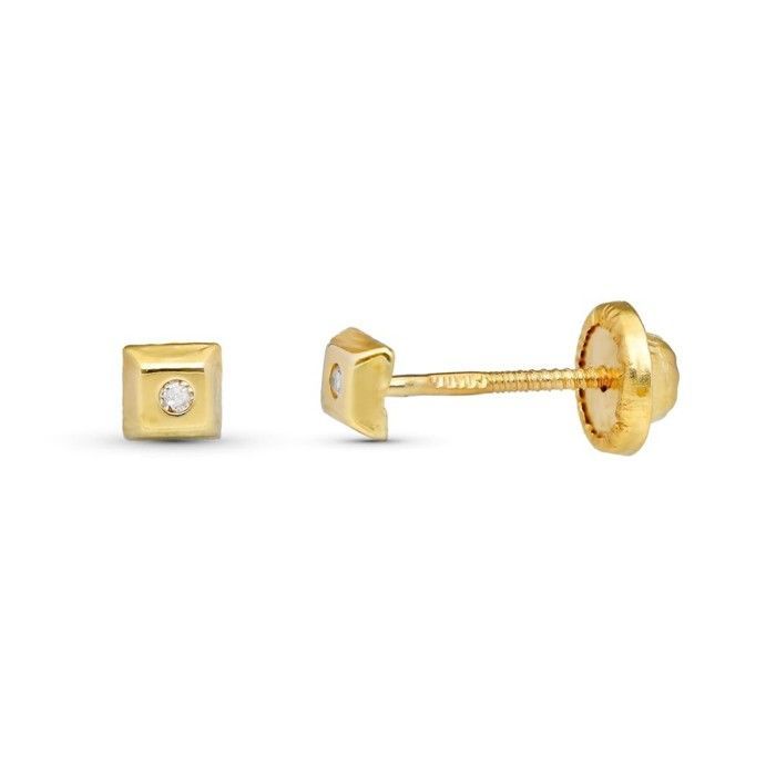 Inmaculada Romero IR AG0537 Yellow Gold Earrings for Women