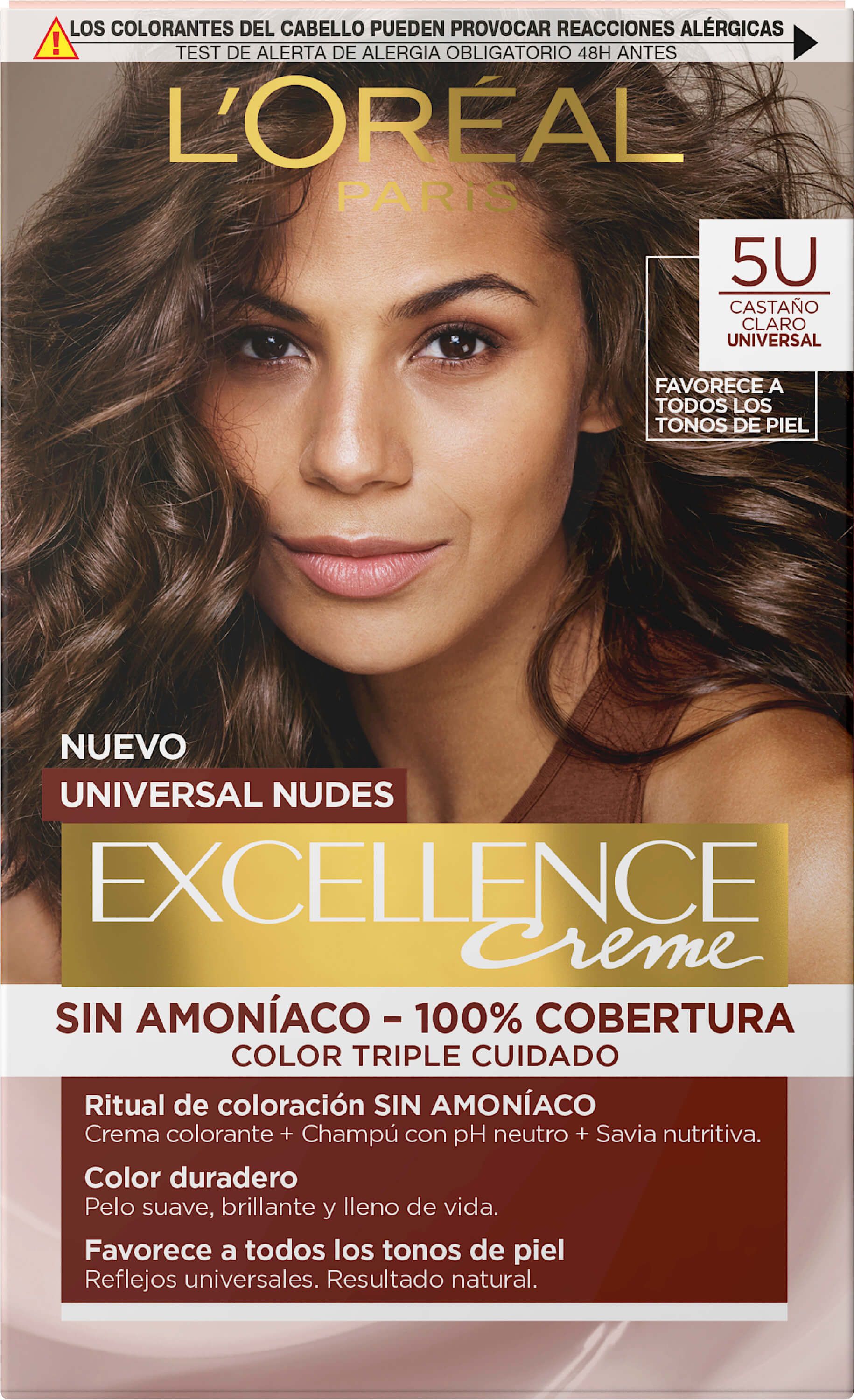 „Excellence Creme Universal Nudes“ plaukų dažai Plaukų dažai be amoniako
