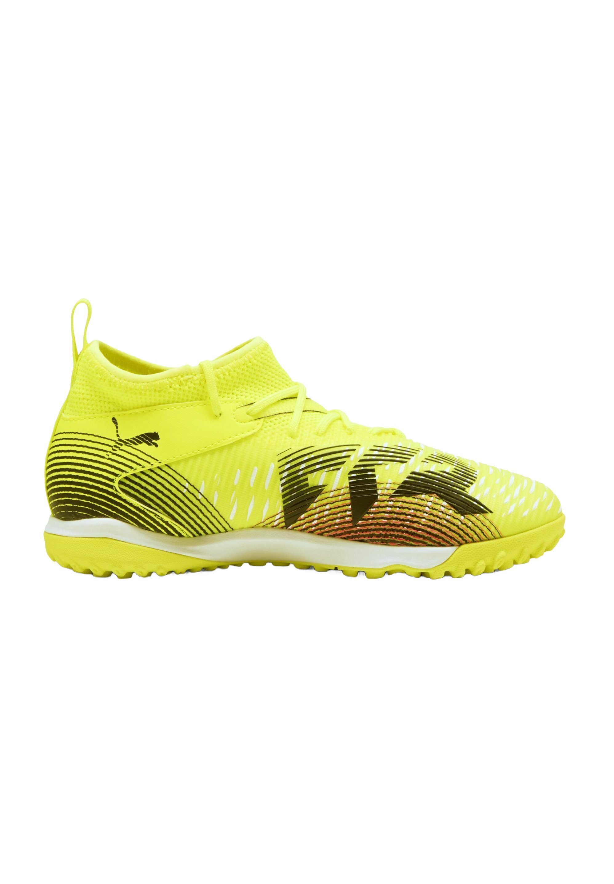 Puma FUTURE 8 MATCH - Turf voetbalschoenen - geel alert zwart zonovergoten