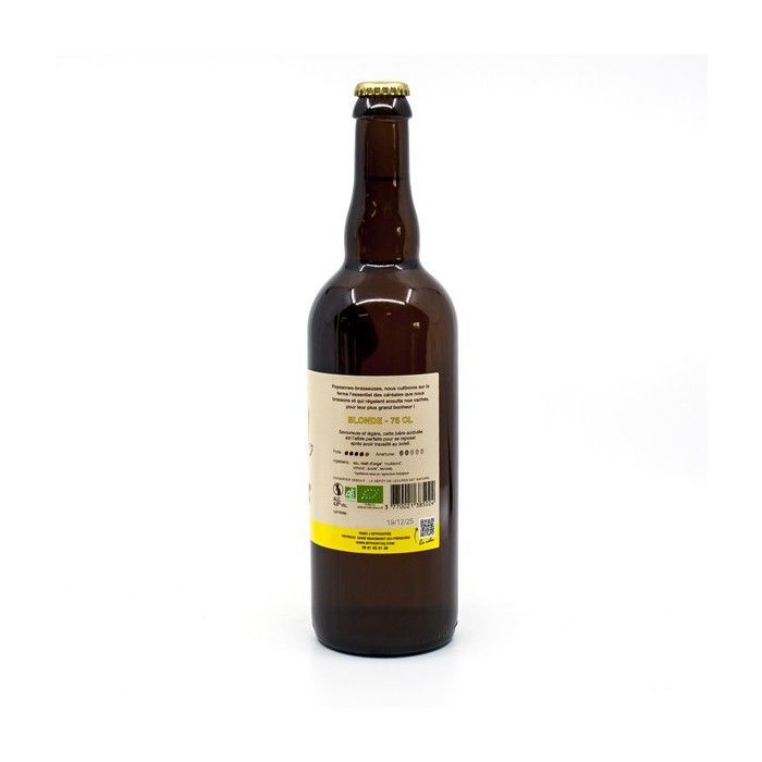 Bière Blonde Artisanale du Périgord After Foin Brasserie Effrontad' Bio 75cl
