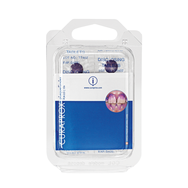 Curaprox Plakkia paljastavat tabletit 12 tablettia 12 tablettia