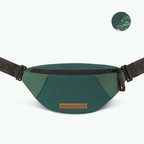 Cabaia Kleine grüne Gürteltasche von Cabourg