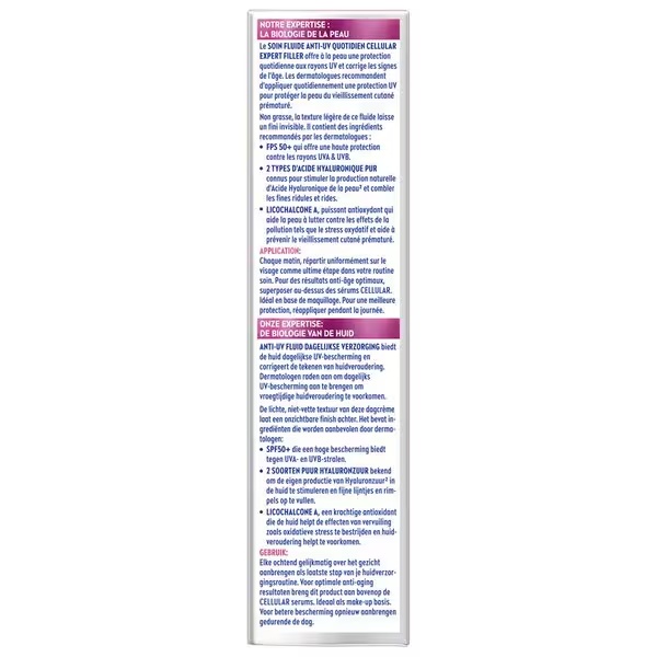 NIVEA Cellular Expert Filler Anti-Uv ikdienas fluīds<br>30ml