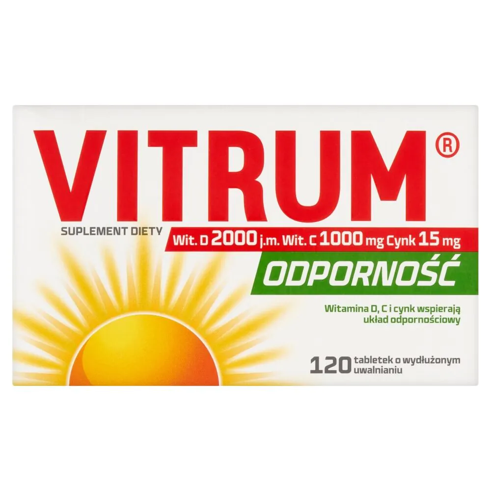 Vitrum Odporność, 120 Tabletek