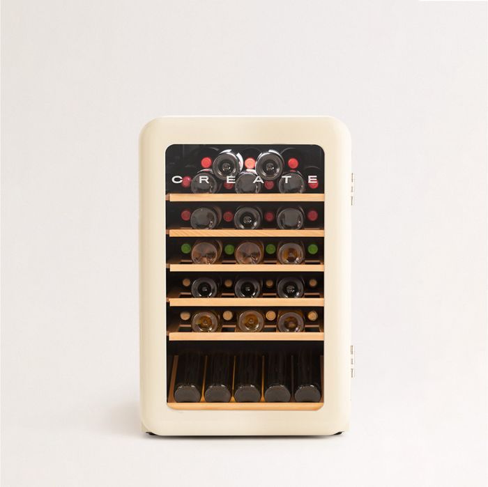 Retro wine cellar - Create - WINECOOLER - 12, 45 or 76 bottles - Adjustable temperature - Eco-friendly