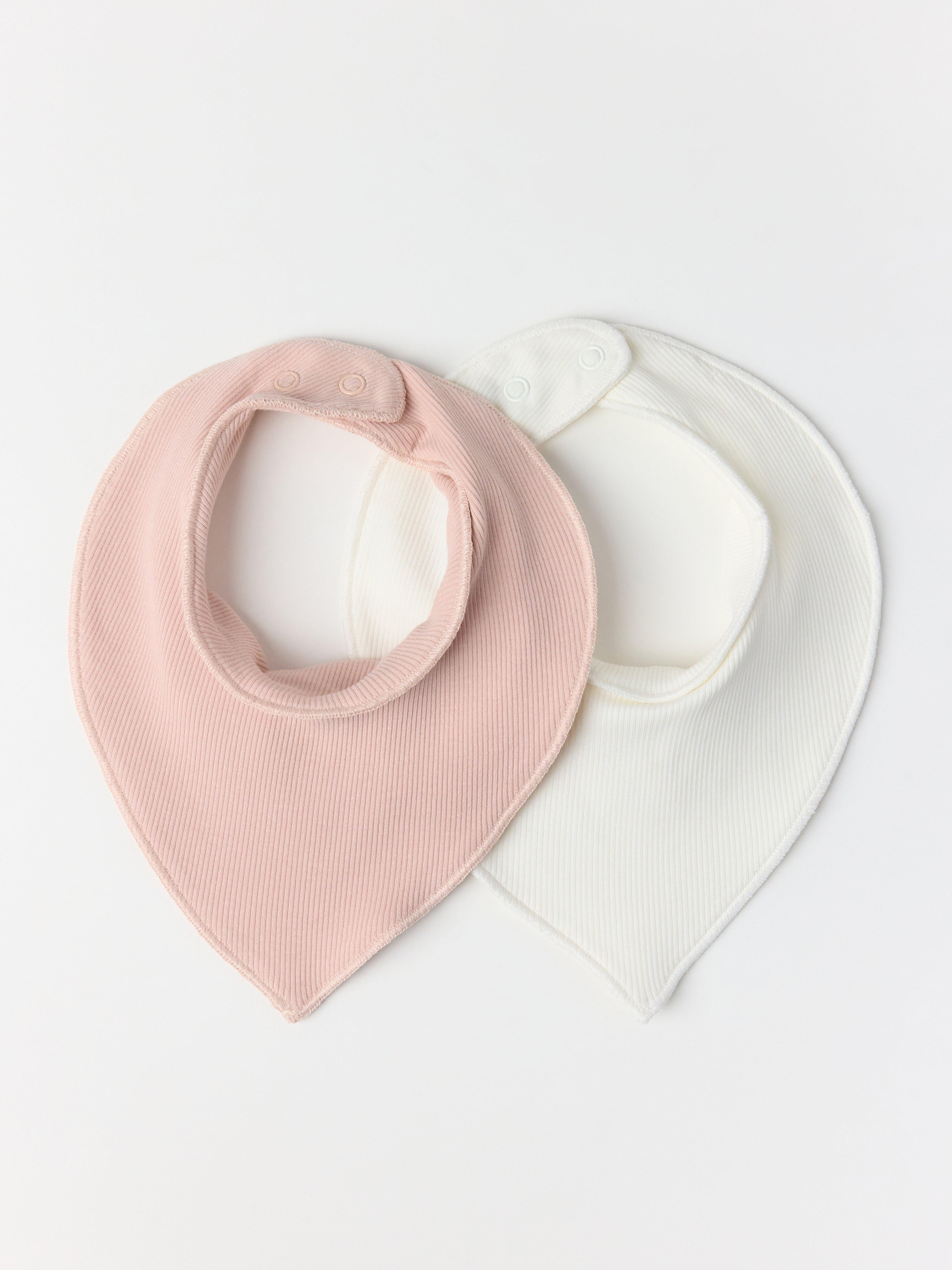 Paquete de 2 dregglisar ribbade rosa claro empolvado