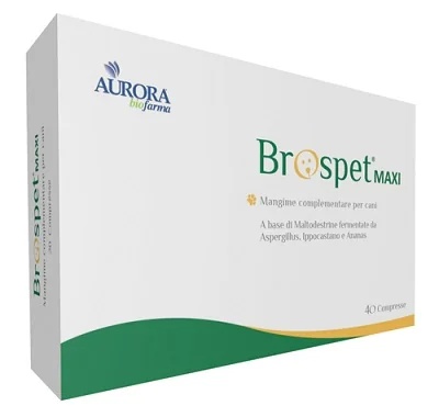 Brospet Maxi 40 comprimidos, suplemento para drenagem em cães.