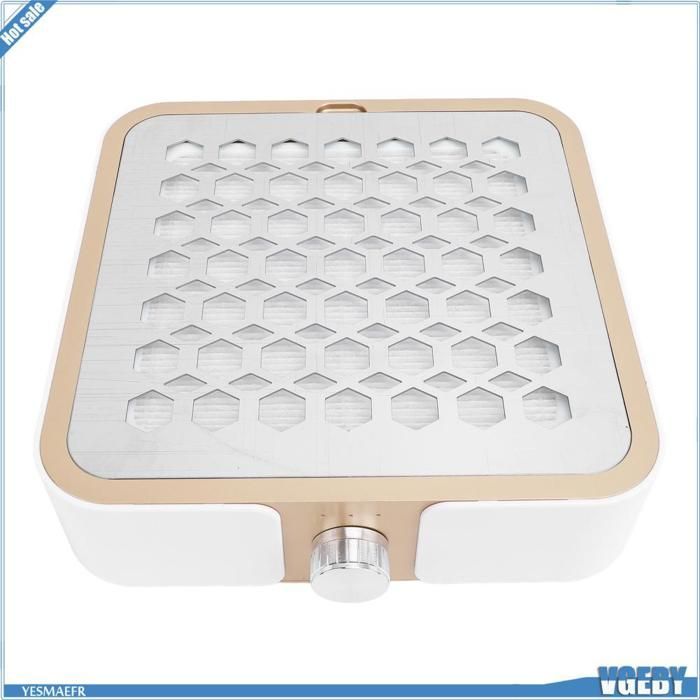 Coletor de pó para unhas Ashata, dourado, sucção potente, para aparelhos de manicure, plugue UE