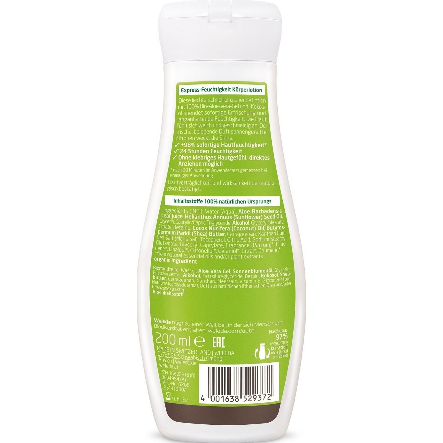 Weleda Citrus 24h hidratantni losion za tijelo - 200 ml