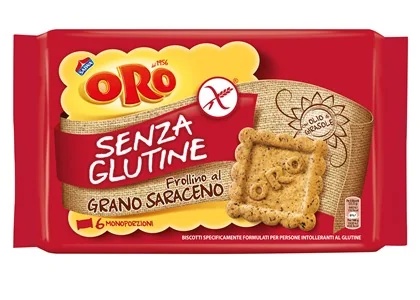 Oro Saiwa glutenfreie Buchweizenkekse 240g