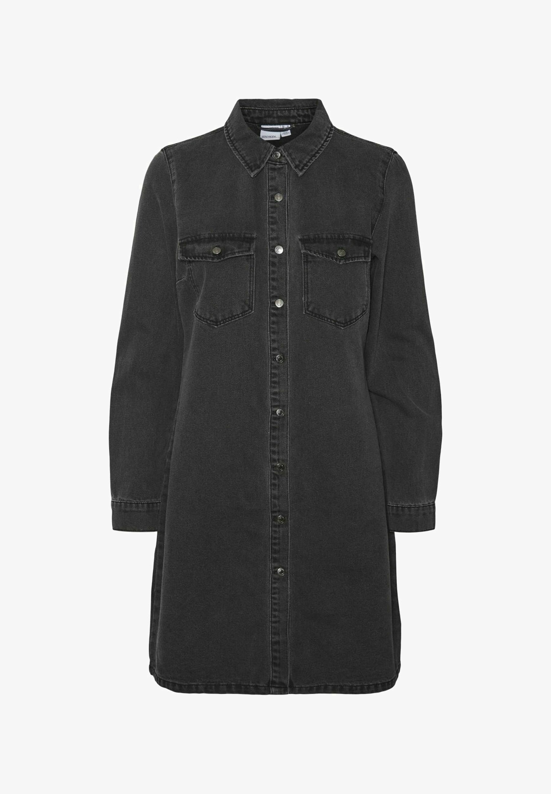 Robe courte Vero Moda VMJENNIE - Robe en jean - Jean noir