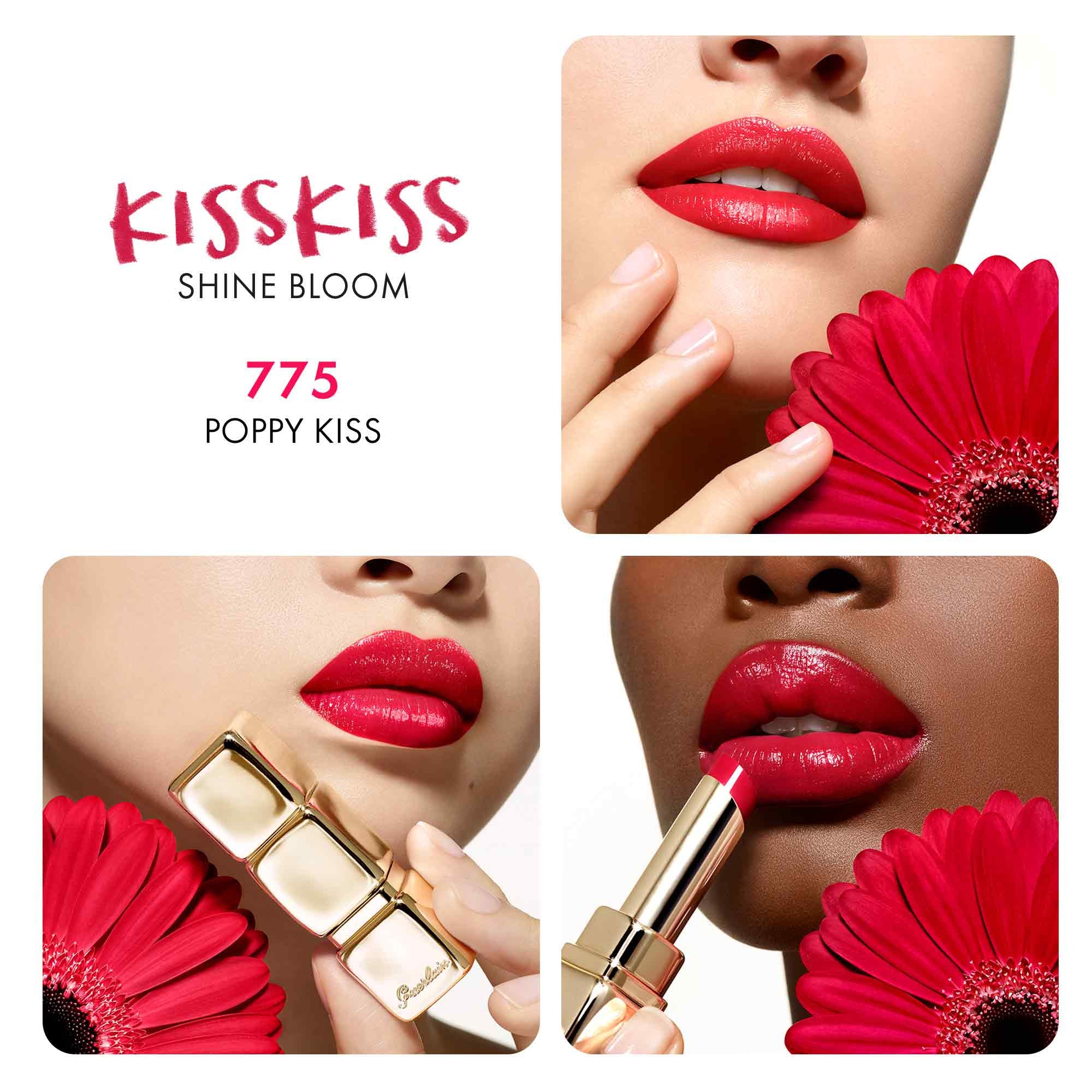 Labbra KissKiss Shine Bloom - Rossetto brillante, Rossetto