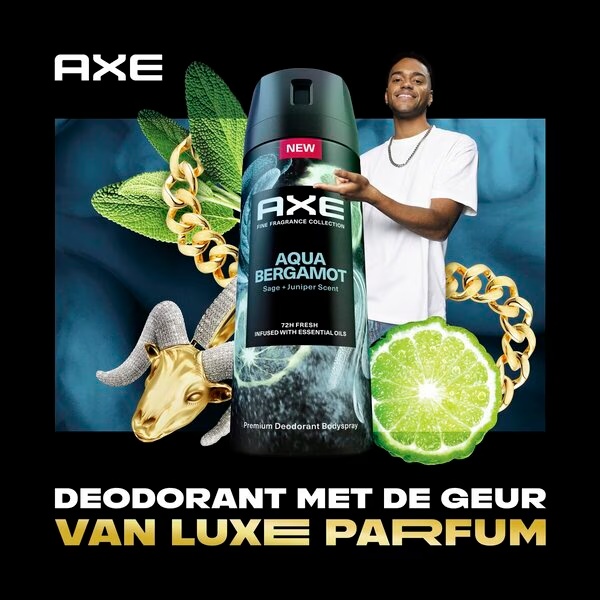 Axe Fine Fragrance Aqua Bergamot deodorant in sprej za telo 150 ml