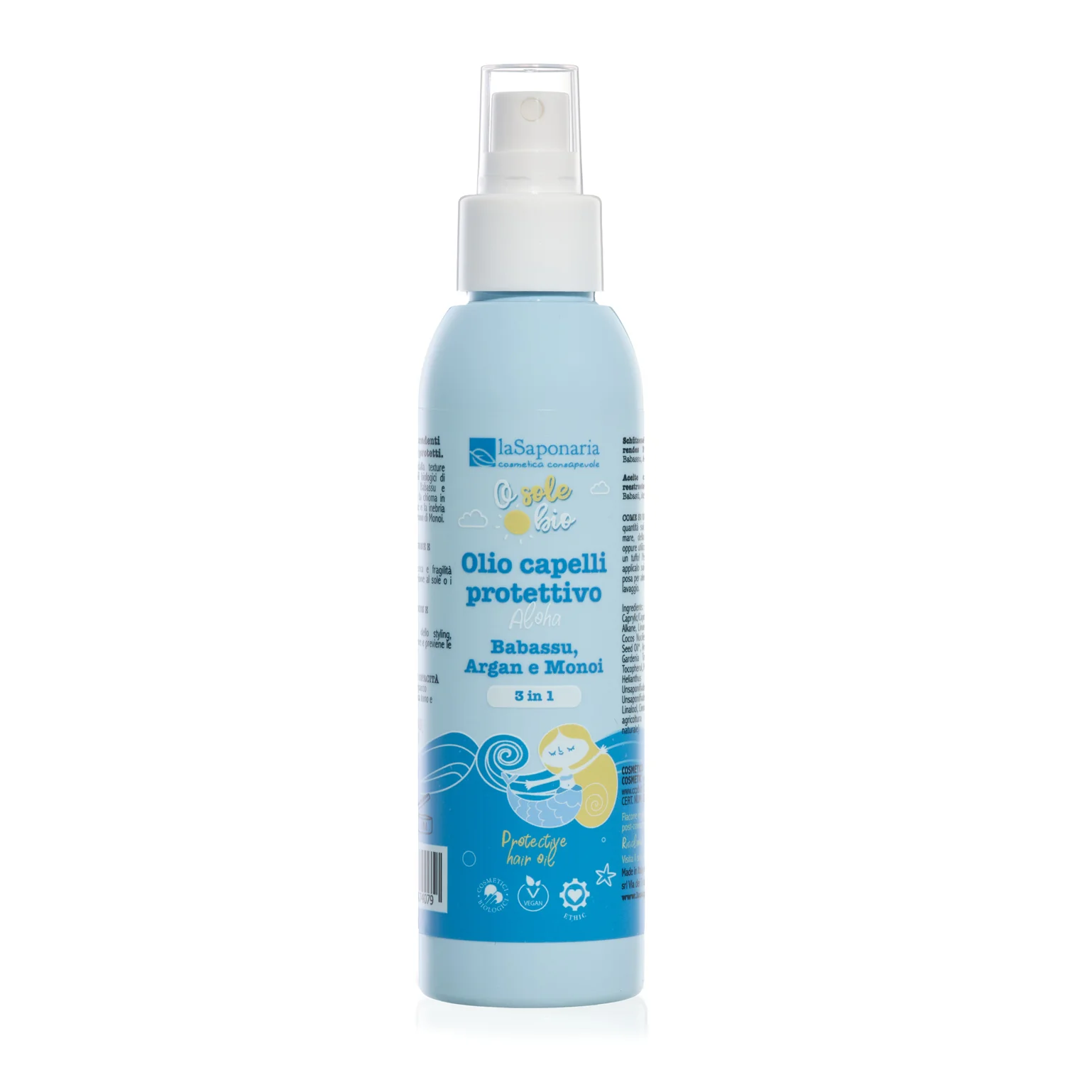Osolebio Olio Capelli Protettivo Aloha - Trattamento Protezione Solare Capelli , Olio Capelli, Spray Capelli