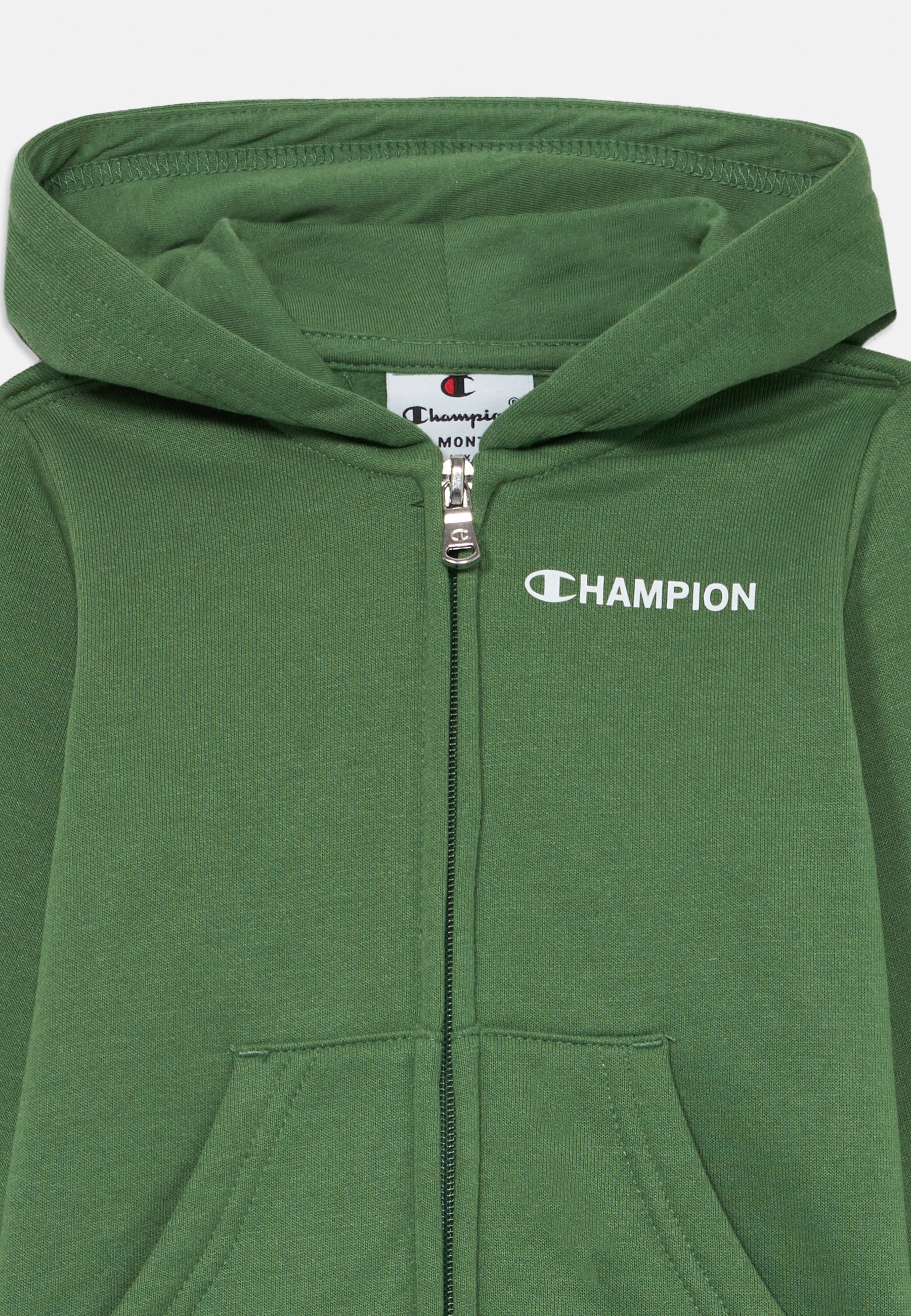 Champion HOODED FULL ZIP SUIT UNISEX SET - Tepláková súprava - zelená/čierna