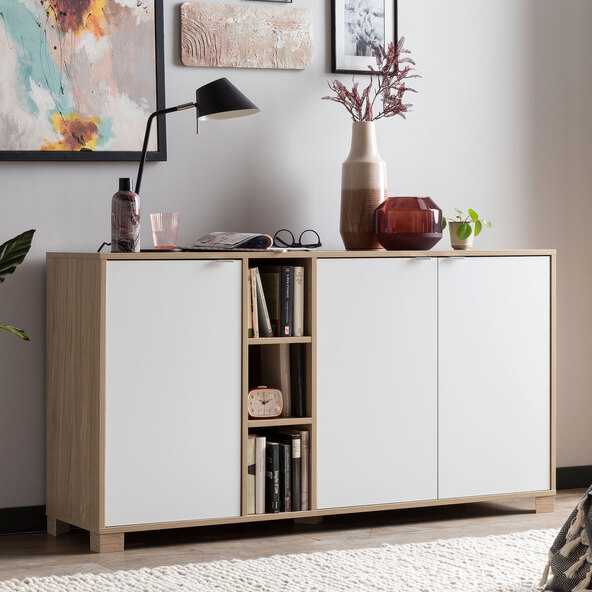 Dressoir Anouk, krijtwit