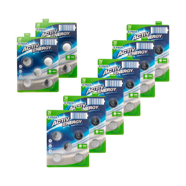 Juego de Knopfzellen, 40 unidades (CR2025 y CR2032)