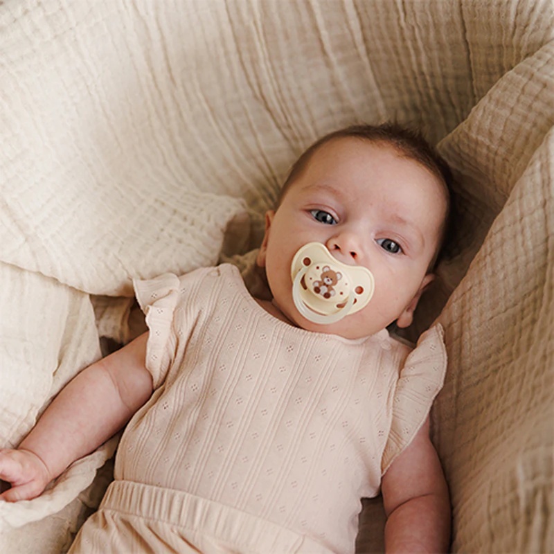BabyOno Take Care anatomiskie silikona knupīši, smoczek