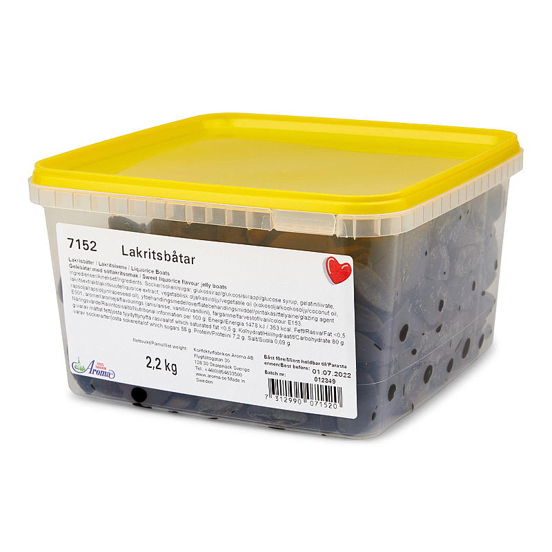 KnallGodt Lakritsbåtar 2,2 kg