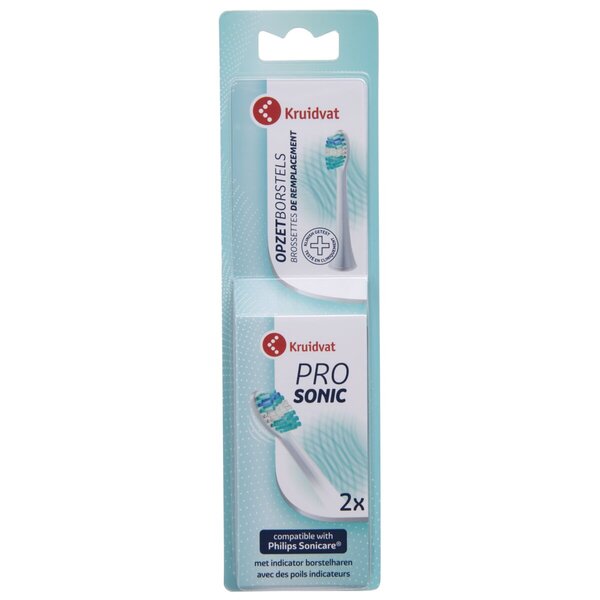Κεφαλές βουρτσίσματος Kruidvat Pro Sonic<br>2 τεμάχια