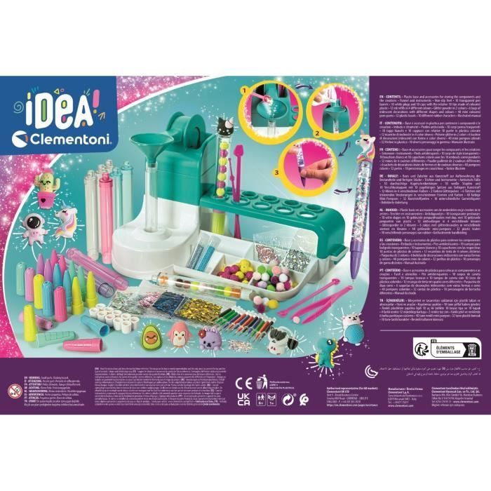 Clementoni - Laboratorio di Penne - Crea e personalizza 10 penne - Made in Italy